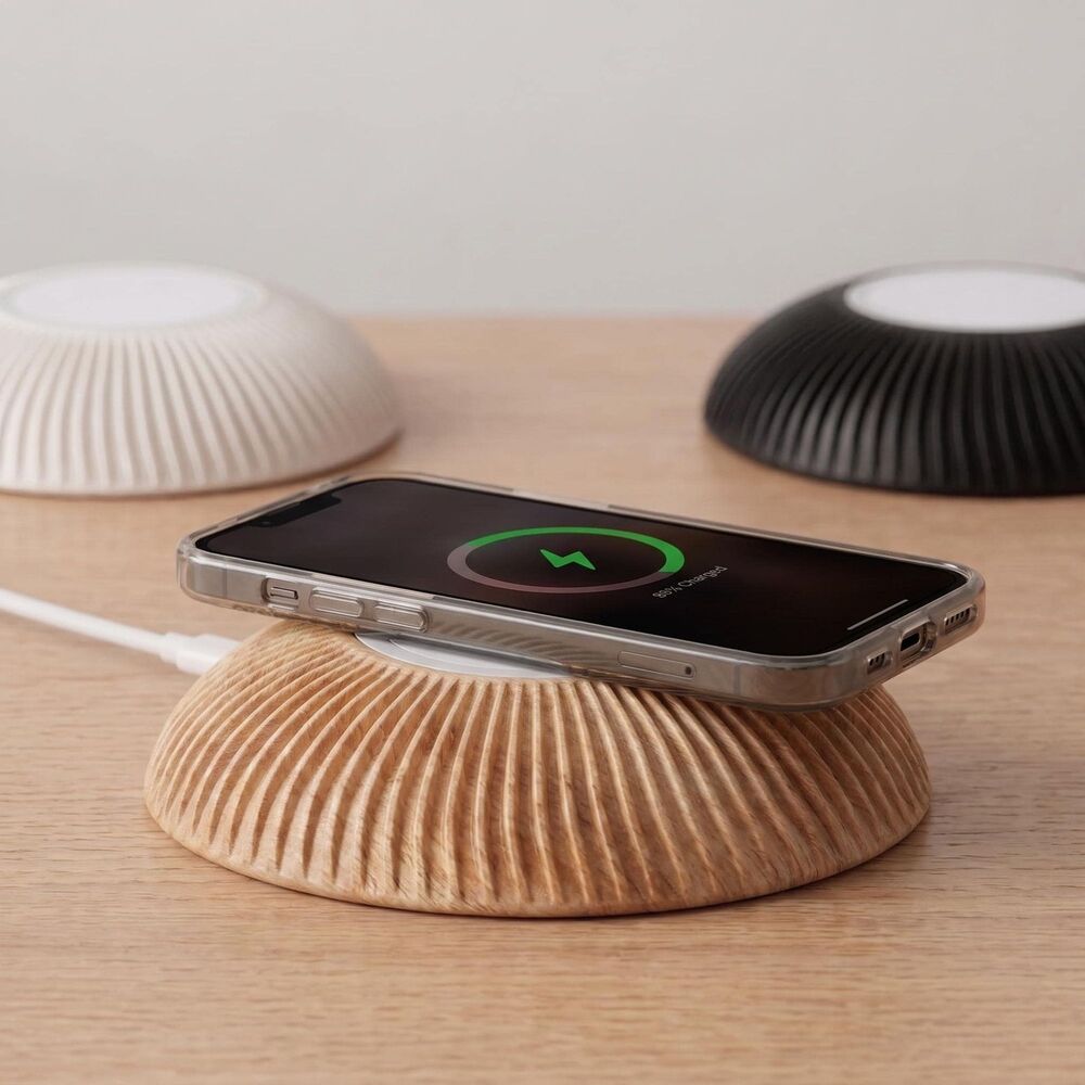 MagSafe iPhone Charger Included, Modern Flat Wireless Charging Dock